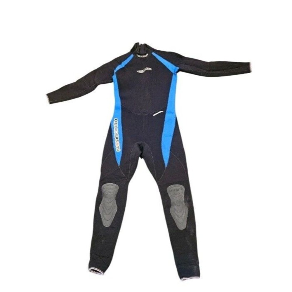 Henderson Titanium Hyperstretch Full Wetsuit Men's Size LL Black Blue